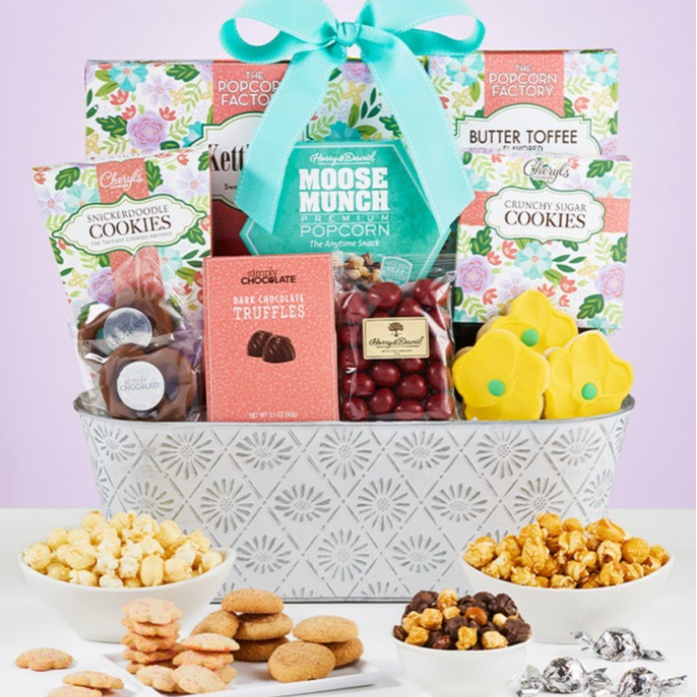 Full Bloom Sweet Treats Basket