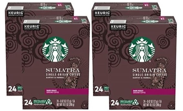 96-Count Starbucks Sumatra Coffee K-Cups