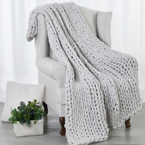 Kathy Ireland Knit Chenille Throw