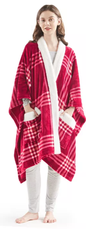 Charter Club Women's Plush Wrap Robe