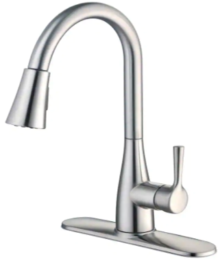 Glacier Bay Single-Handle Pull-Down Sprayer Kitchen Faucet