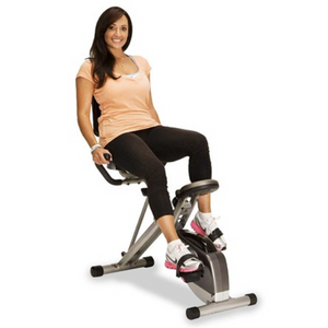 Exerpeutic Folding Recumbent Bike w/ Performance Monitor