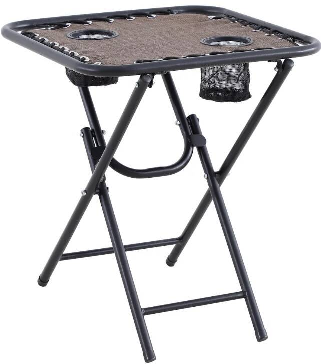 Folding Patio End Table