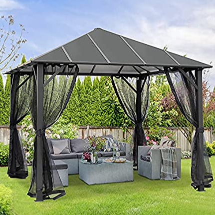 Aluminum Hardtop 10' x 10' Patio Gazebo