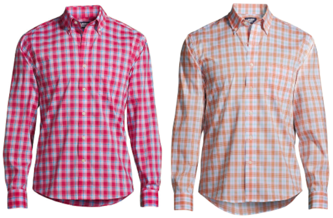 Lands' End Men's Traditional Fit Shirt