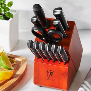 J.A. Henckels 12-Piece Knife & Wood Block Set