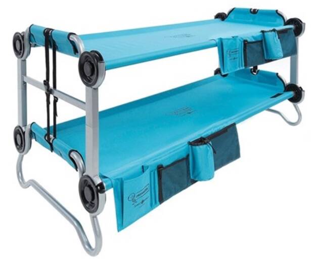 Disc-O-Bed Kid-O-Bunk w/ 2 Side Organizers