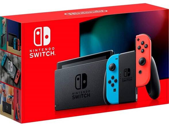 Nintendo Switch w/ Neon Joy-Cons