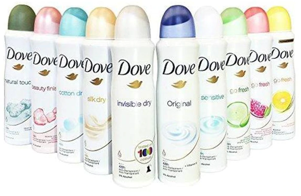 10-Pack Women's Dove Deodorant