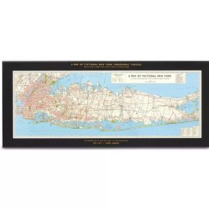 1000-Piece New York City Map Puzzle