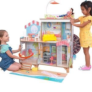 KidKraft Ferris Wheel Fun Beach House Dollhouse