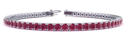 4.00CTW Ruby Tennis Bracelet