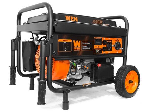 WEN 4,750W Wheeled Generator w/ Electric Start