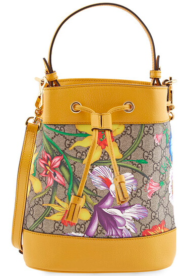 Gucci Ophidia Flora Bucket Bag