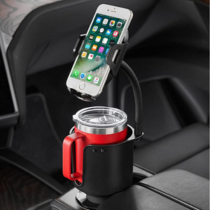 Car Cup Holder Extender & Phone Mount