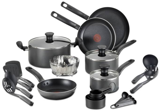 T-Fal 18-Piece Nonstick Cookware Set