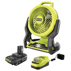 Ryobi 18V Cordless Hybrid Fan w/ Battery & Charger