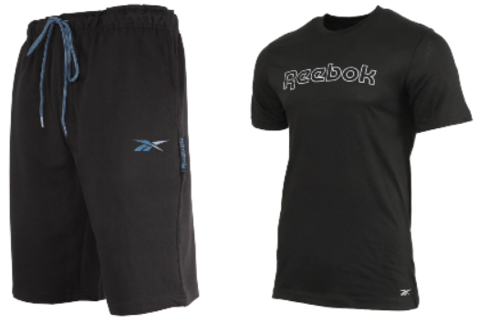 Reebok Men's Crew Tee + Shorts