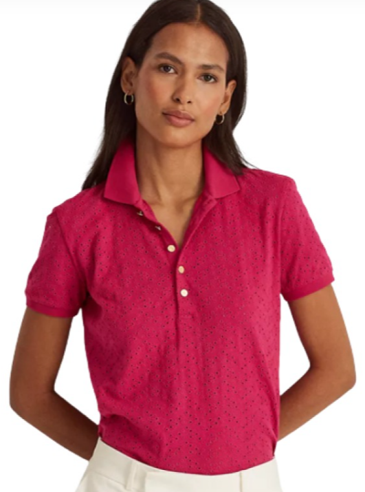 Ralph Lauren Women's Embroidered Polo Shirt