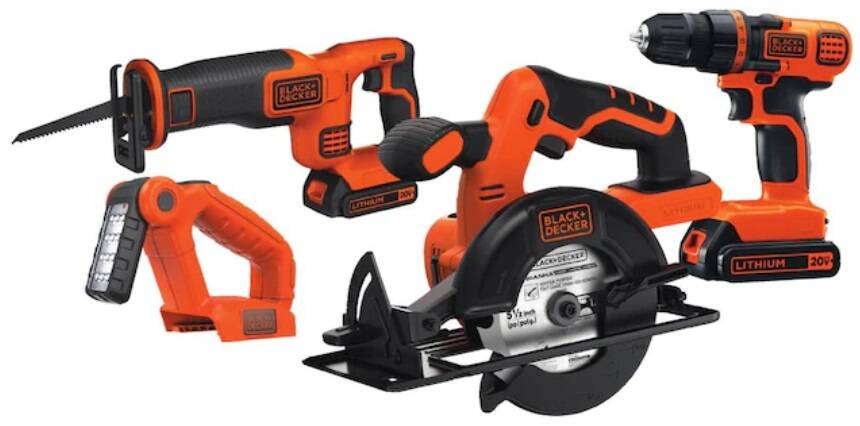 Black+Decker 20V 4-Tool Combo Kit