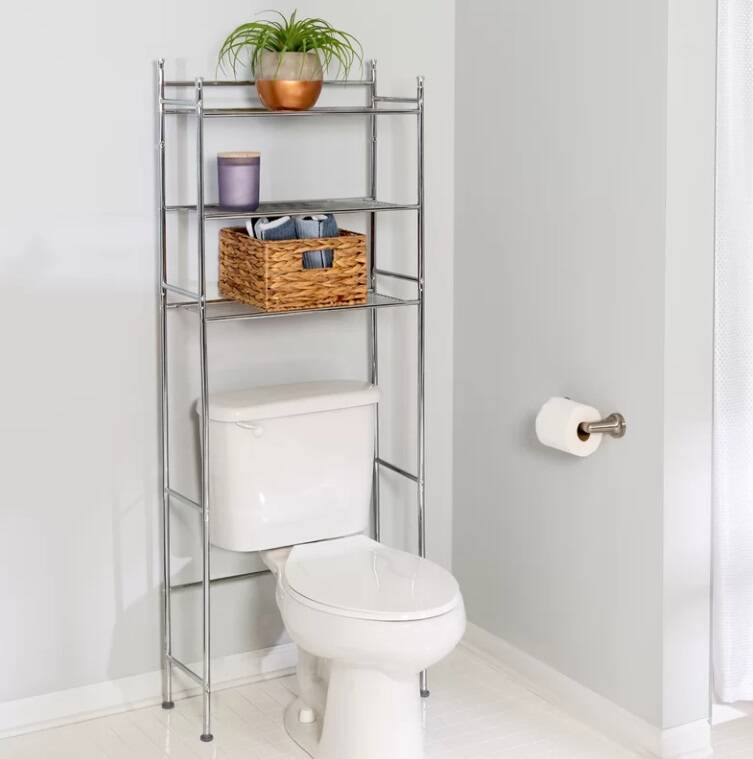 Metal Over-The-Toilet Storage