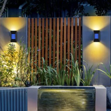 4-Pack Solar Wall Lights