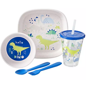 20-Piece Break-resistant Kids' Dinnerware Set