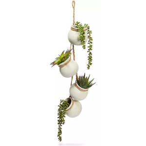 4-Piece Hanging Planters