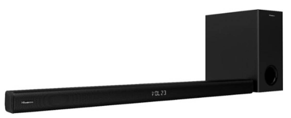 Hisense 2.1-Channel Soundbar w/ Wireless Subwoofer