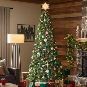 Pre-Lit 7.5' Artificial Pine Christmas Tree