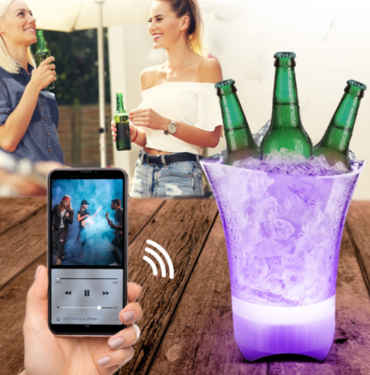 Bluetooth LED Ice Bucket Speaker