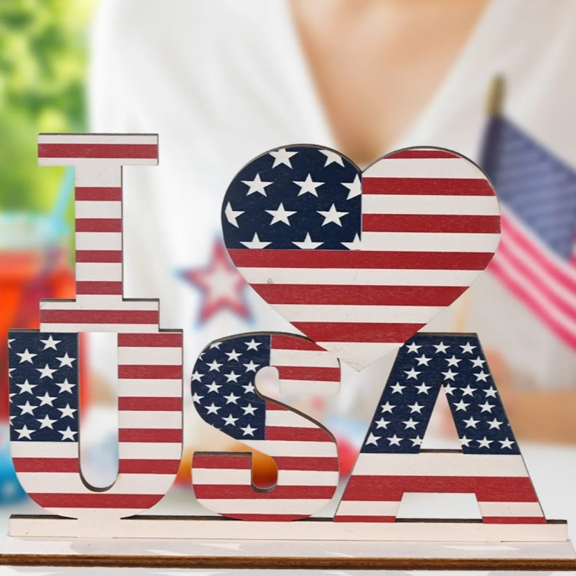 July 4th Wooden Decorative