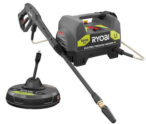 Ryobi 1600 PSI 1.2 GPM Electric Pressure Washer