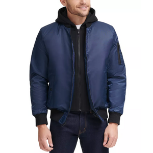 Guess Men's Bomber w/ Hooded Insert