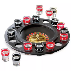 16-Piece Drinking Roulette Game