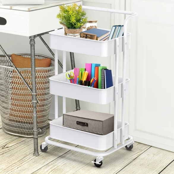 3-Tier Rolling Storage Cart