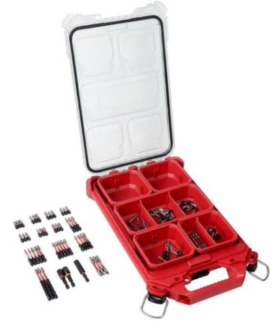 Milwaukee 100-Piece Shockwave Driver Bit Set + Case