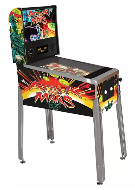 Arcade1Up Attack From Mars 10-in-1 Pinball Machine + $90 KC