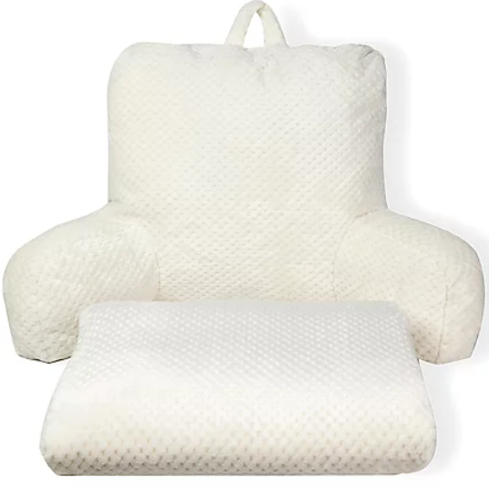 Plush Backrest Pillow & Throw