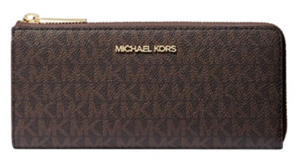 Michael Kors Jet Set Logo Quarter-Zip Wallet