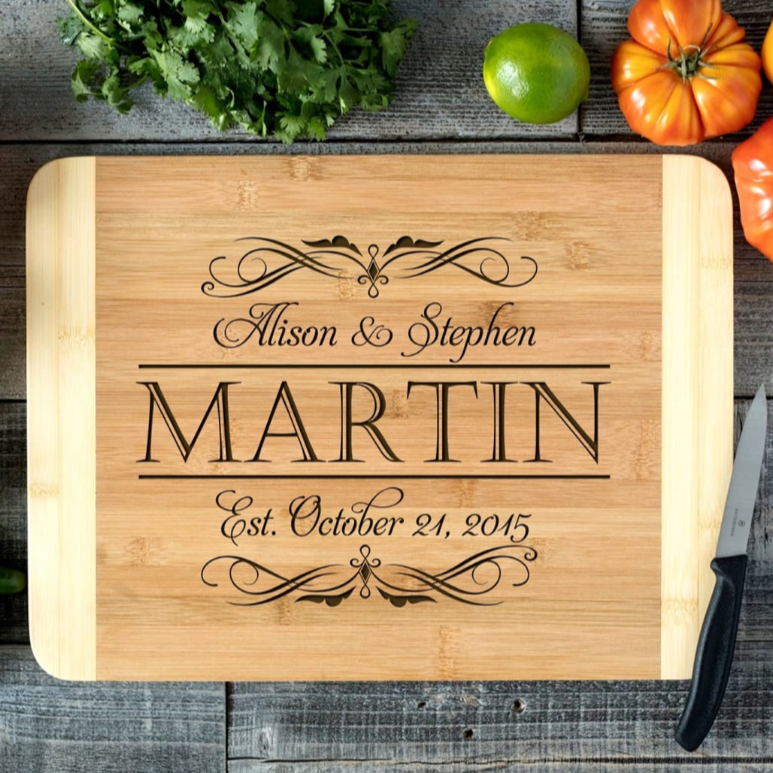 Personalized Bamboo Cutting Boards