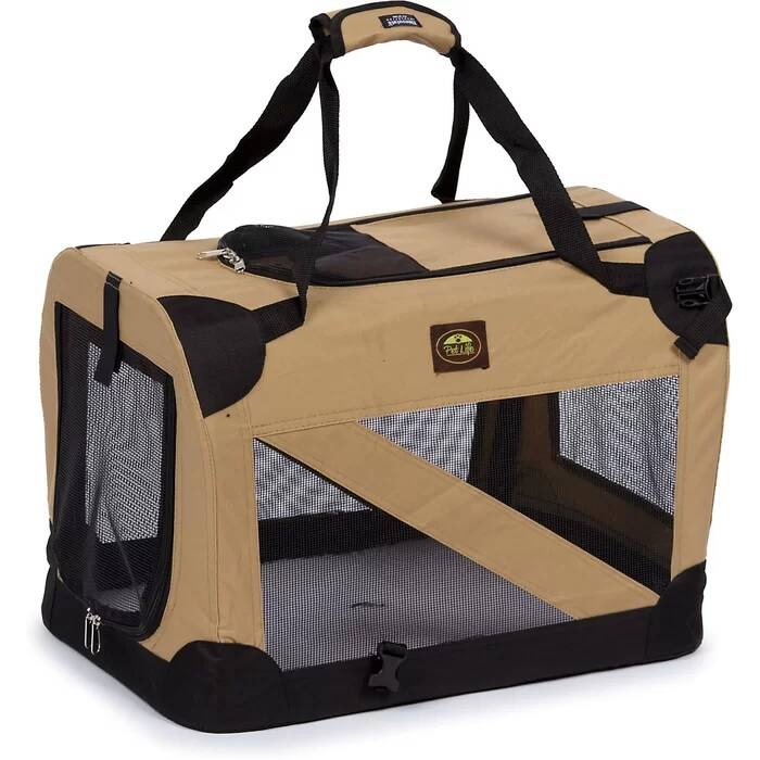 Zippered 360° Pet Soft-Sided Crate