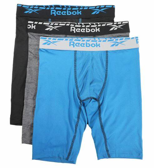 Reebok Men's 3-Pack Boxer Briefs