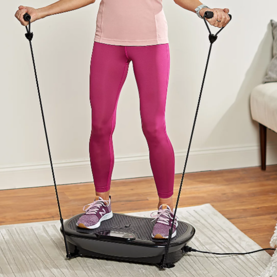 FitNation Vibration Plate w/ Padded Seat