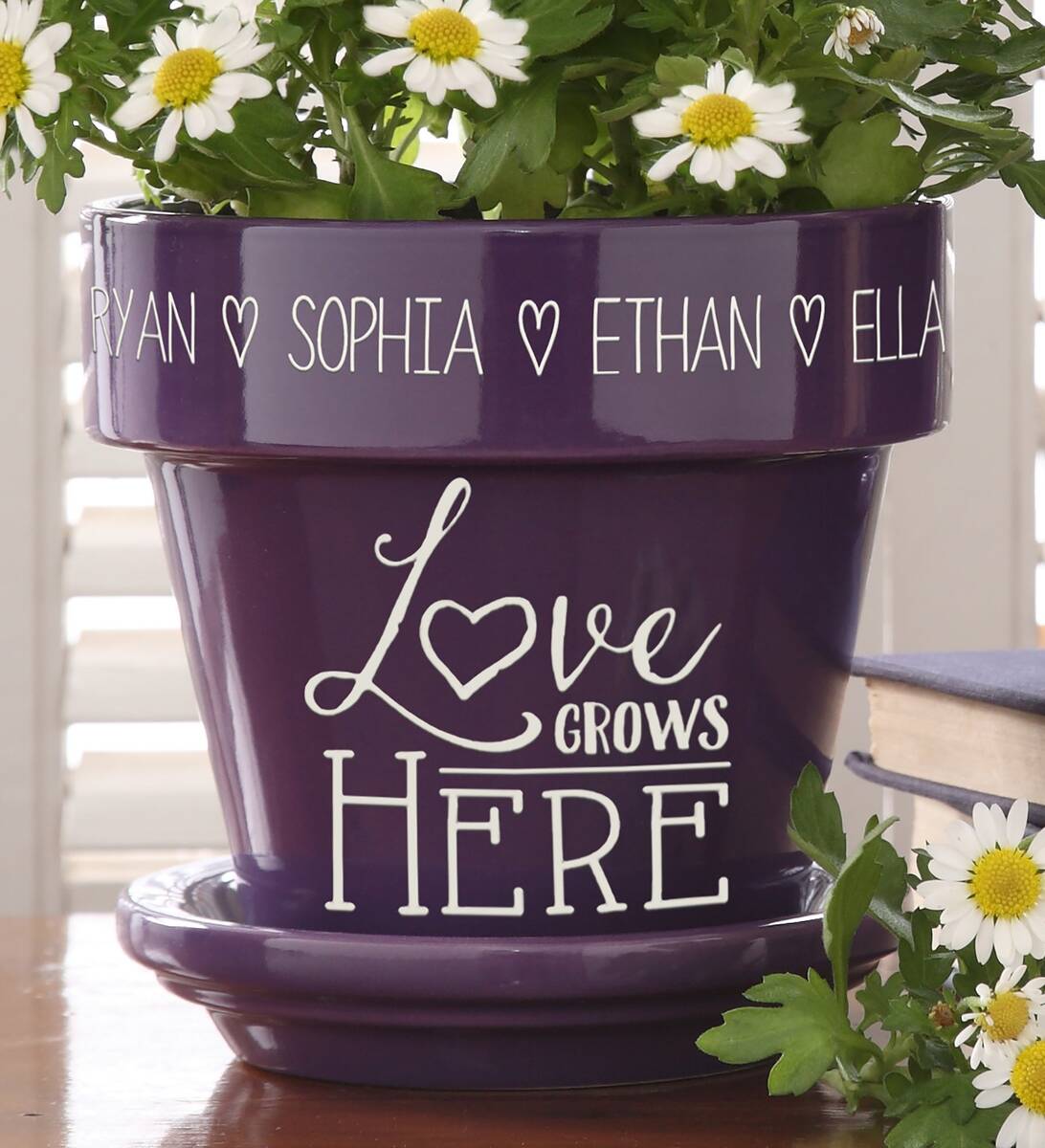 Personalized Flower Pot