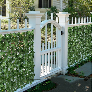 Outdoor Faux Ivy Privacy Screen Fence