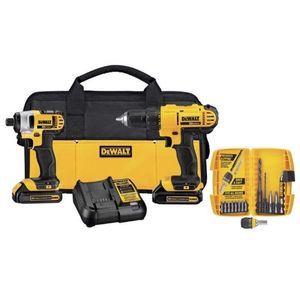 DeWalt 20V Max Cordless Drill & Impact Driver Kit