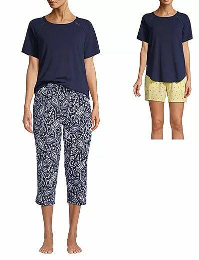 Liz Claiborne Women's 3-Piece Pajama Set