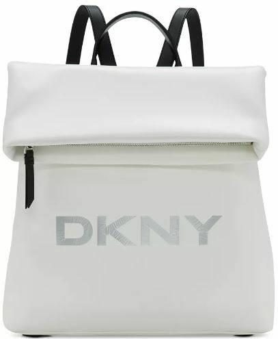 DKNY Tilly Logo Foldover Backpack