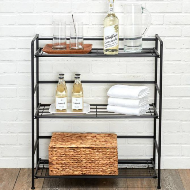 3-Tier Steel Shelving Unit